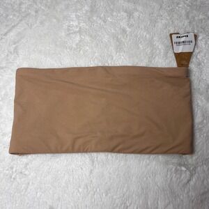 SKIMS BRBND 2028‎ Clay Seamless Knit Tube Bra Top Bandage XS